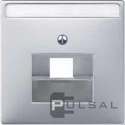 Накладка с полем для надписи (наклонный ввод)
Artec,  одинарная,   цвет - алюминий,  пластмасса,  MTN291860,  MEG291860,  Merten
 - PULSAL.RU