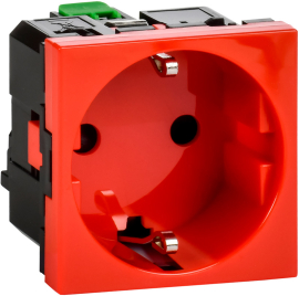 Розетка
Mosaic,  DLP,  DLP floor,  DLP IP 44,  DLP IP 40,  со шторками,  с заземлением,  одинарная,  безвинтовые клеммы,   цвет - красный,  пластмасса,  4525055,  4 525 055,  Legrand
 - PULSAL.RU