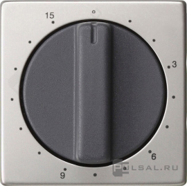 Накладка для таймера 15 минут
E2,   цвет - нержавеющая сталь,  металл,  0640600,  0640 600,  Gira
 - PULSAL.RU