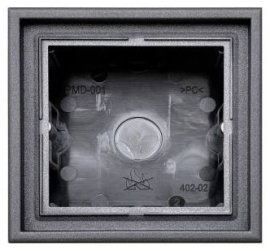 Коробка накладного монтажа с рамкой
Modern,   цвет - антрацит,  пластмасса,  PMD-001.M/BM,  LIREGUS
 - PULSAL.RU