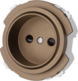 Розетка
Байкал,  со шторками,  без заземления,  одинарная,  винтовые клеммы,   цвет - бронза,  пластмасса,  SQ1819-0408,  TDM
 - PULSAL.RU