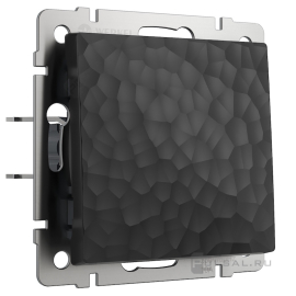 Выключатель
Hammer,  одноклавишный,  без подсветки,   цвет - черный,  пластмасса,  W1210008,  a052054,  Werkel
 - PULSAL.RU