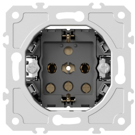 Механизм розетки
A07 NATURAL,  A07,  A07 WAVE,  S08,  со шторками,  с крышкой,  с заземлением,  одинарная,  винтовые клеммы,  DB18800,  Donel
 - PULSAL.RU