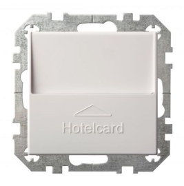 Выключатель карточный
Epsilon,  Retro Liregus,  с подсветкой,   цвет - белый,  пластмасса,  IVKJ2.10-204-01.E/B,  28-0111,  LIREGUS
 - PULSAL.RU