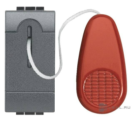 Кнопка Н.О. со шнурком
LivingLight,  LivingLight AIR,  без подсветки,   цвет - антрацит,  пластмасса,  L4033,  BTicino
 - PULSAL.RU