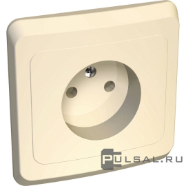 Розетка
Этюд,  со шторками,  без заземления,  одинарная,  винтовые клеммы,   цвет - кремовый,  пластмасса,  PC16-002K,  Schneider Electric
 - PULSAL.RU