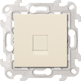Розетка компьютерная RJ45 Cat.6 (UTP)
Simon 24 Harmonie,  одинарная,   цвет - слоновая кость,  пластмасса,  2410599-031,  Simon
 - PULSAL.RU