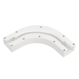 Карниз угловой для электрокарниза 90 град.
Электрокарнизы CNK,   цвет - белый,  пластмасса,  054820 ARL,  054820,  Аrlight
 - PULSAL.RU