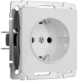 Розетка
Alumax,  Split,  Slab,  Senso,  Baguette,  Acrylic,  Platinum,  Elite,  Snabb,  Stream,  Flock,  Stark,  Fiore,  Favorit,  Diamant,  Aluminium,  Antik,  Metallic,  со шторками,  с заземлением,  одинарная,  винтовые клеммы,   цвет - белый акрил,  пластмасса,  W1171141,  a064012,  Werkel
 - PULSAL.RU