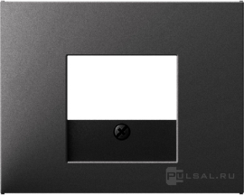 Накладка
K.1,  1 пара,  2 пары,   цвет - антрацит матовый,  пластмасса,  10357006,  1035 70 06,  Berker
 - PULSAL.RU