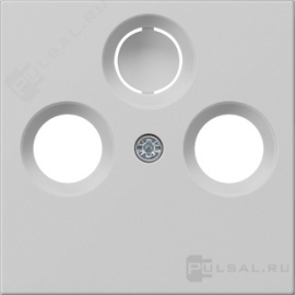 Накладка
E2,  телевизионная (TV),  спутниковая (SAT),  радио (R),  двойная,  тройная,   цвет - серый матовый,  пластмасса,  0869015,  0869 015,  Gira
 - PULSAL.RU