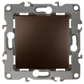 Выключатель
Эра 12,  одноклавишный,  без подсветки,   цвет - бронза,  пластмасса,  Б0019273,  12-1001-13,  ЭРА
 - PULSAL.RU