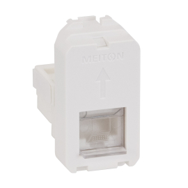 Механизм розетки RJ45
Soft Touch,  одинарная,  A4279C5E,  MEITON
 - PULSAL.RU