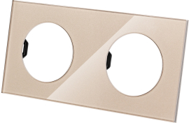 Рамка
Байкал,  2 поста,   цвет - шампань стекло,  вертикальная,  горизонтальная,  стекло,  SQ1819-0503,  TDM
 - PULSAL.RU