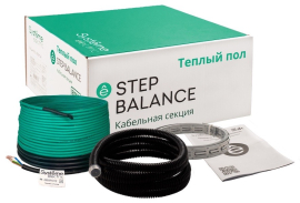 Нагревательный кабель,  Step Turbo,   длинна - 10 м.,   мощность - 200 Вт.,  под плитку, под керамогранит,  двужильный,  STC020010,  Systeme Electric - PULSAL.RU