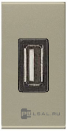 Зарядка USB-A, 0.75А
Zenit,  USB type-A 5V,  одинарная,   цвет - шампань,  пластмасса,  N2185 CV,  2CLA218500N1901,  ABB
 - PULSAL.RU