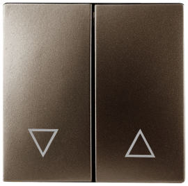 Клавиша для механизма жалюзи
Эра 12,  без подсветки,   цвет - бронза,  пластмасса,  Б0047857,  12-6203-13,  ЭРА
 - PULSAL.RU