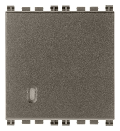 Выключатель
Arke,  одноклавишный,  без подсветки,  с возможностью подсветки,   цвет - металл,  пластмасса,  19000.2.M VIM,  19000.2.M,  Vimar
 - PULSAL.RU