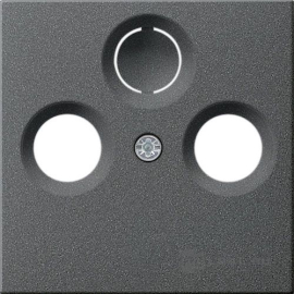 Накладка
Studio,  E2,  E3,  Event,  Esprit,  ClassiX,  ClassiX Art,  телевизионная (TV),  спутниковая (SAT),  радио (R),  двойная,  тройная,   цвет - антрацит,  пластмасса,  086928,  0869 28,  Gira
 - PULSAL.RU