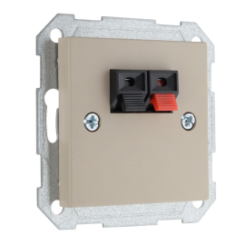 Розетка акустическая
Epsilon,  Retro Liregus,  1 пара,   цвет - кремовый матовый,  пластмасса,  IGL-2-01.R/ONC,  29-141,  LIREGUS
 - PULSAL.RU