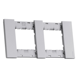 Рамка
Soft Touch,  2 поста,   цвет - серый матовый,  горизонтальная,  пластмасса,  AA4802M2AS,  MEITON
 - PULSAL.RU