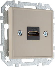 Розетка HDMI
BAROCCO,  CLASSIC,   цвет - кремовый матовый,  пластмасса,  1013301071 LAVERO,  1013301071,  LAVERO
 - PULSAL.RU