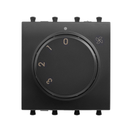 Поворотный выключатель для вентилятора (4-х позиционный)
Avanti,   цвет - черный матовый,  пластмасса,  4412172DKC,  DKC_4412172,  DKC
 - PULSAL.RU