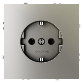 Розетка
S70,  без шторок,  с заземлением,  одинарная,  безвинтовые клеммы,   цвет - шелк,  пластмасса,  VLS040104,  Voltum
 - PULSAL.RU