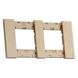 Рамка
Soft Touch,  2 поста,   цвет - шампань матовый,  горизонтальная,  пластмасса,  AA4802M2ACH,  MEITON
 - PULSAL.RU