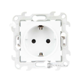 Розетка Push&Go
Simon 24 Harmonie,  со шторками,  с заземлением,  одинарная,  безвинтовые клеммы,   цвет - белый глянец,  пластмасса,  2420432-030,  Simon
 - PULSAL.RU