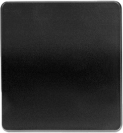 Переключатель
Miele Round,  одноклавишный,  без подсветки,   цвет - оникс,  пластмасса,  KR-78-0708-3,  Kranz
 - PULSAL.RU