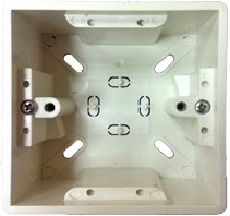 Монтажная коробка квадратная китайско-британского стандарта (86х84х50мм)
Tile,  для сплошных стен,  GI-BOX-Р,  HDL
 - PULSAL.RU