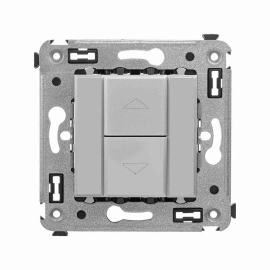 Выключатель для жалюзи
Avanti,  с фиксацией,  без подсветки,   цвет - закаленная сталь,  пластмасса,  4404183DKC,  DKC_4404183,  DKC
 - PULSAL.RU