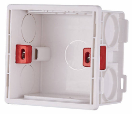 Монтажная коробка квадратная китайско-британского стандарта (86х84х50мм)
Aqara smart home,  для сплошных стен,  А01-86,  A01-86,  Aqara
 - PULSAL.RU