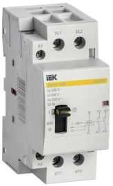 Контактор модульный с ручным управлением KARAT, 1НО+1НЗ, 63А, 220В AC, MKK12-63-11, IEK - PULSAL.RU