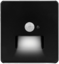 Подсветка для коридоров и ступеней
Miele Round,   цвет - оникс,  пластмасса,  KR-78-0727-3,  Kranz
 - PULSAL.RU