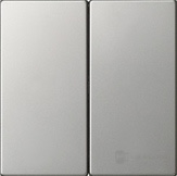 Накладка 2-х клавишная для диммера и выключателя System 3000
E2,   цвет - нержавеющая сталь,  металл,  5362600,  5362 600,  Gira
 - PULSAL.RU