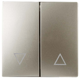 Клавиша для механизма жалюзи
Elegance,  Эра 12,  без подсветки,   цвет - шампань,  пластмасса,  Б0047853,  12-6203-04,  ЭРА
 - PULSAL.RU