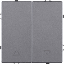 Выключатель для жалюзи
Eclipse,  без фиксации,  без подсветки,   цвет - серый,  пластмасса,  EC-013GY,  Kollinger
 - PULSAL.RU