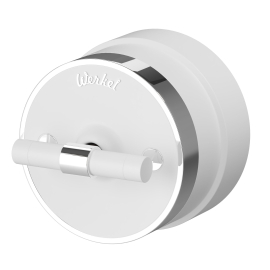 Переключатель поворотный
Vintage,   цвет - белый матовый, хром,  пластмасса,  W5812050,  a055907,  Werkel
 - PULSAL.RU