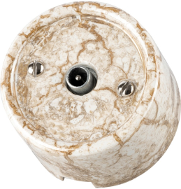 Розетка оконечная
Болонь,  телевизионная (TV),  одинарная,   цвет - мрамор,  фарфор / керамика,  SQ1820-0153,  TDM
 - PULSAL.RU