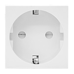 Розетка
Лючки DDSB,  Лючки DFB,  со шторками,  с заземлением,  одинарная,  винтовые клеммы,   цвет - белый,  пластмасса,  DF6W,  Donel
 - PULSAL.RU