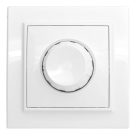 Светорегулятор поворотный, 40-600 Вт
Минск,  поворотный,  лампы накаливания и галогенные 220В (R),  диммируемые лампы LED 220В (LEDi тип C),   цвет - белый,  пластмасса,  ERD06-101-10,  EKF
 - PULSAL.RU