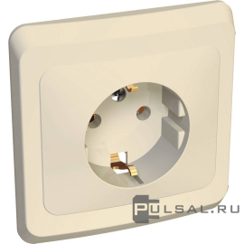 Розетка
Этюд,  без шторок,  с заземлением,  одинарная,  винтовые клеммы,   цвет - кремовый,  пластмасса,  PC16-003K,  Schneider Electric
 - PULSAL.RU