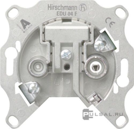 Розетка оконечная
Studio,  Standard 55,  E2,  E3,  Event,  Esprit,  ClassiX,  ClassiX Art,  E22,  Edelstahl,  F100,  S-Color,  телевизионная (TV),  радио (R),  двойная,  004600,  0046 00,  Gira
 - PULSAL.RU