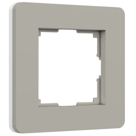 Рамкa
Split,  1 пост,   цвет - дымчатый,  белый матовый,  вертикальная,  горизонтальная,  пластмасса,  W0013067,  a067259,  Werkel
 - PULSAL.RU