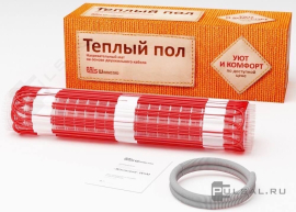 Нагревательный мат,  Warmstad WSM,   площадь - 1.5 м.кв.,   мощность - 220 Вт.,  под плитку, под керамогранит,  двужильный,  2206162,  100035657000,  Warmstad - PULSAL.RU