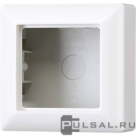 Накладная коробка c рамкой
A creation,  A 550,  A flow,  AS 500,   цвет - белый,  пластмасса,  AS581AWW,  AS 581 A WW,  JUNG
 - PULSAL.RU