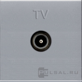 Розетка одиночная
Zenit,  телевизионная (TV),  одинарная,   цвет - серебряный,  пластмасса,  N2250.7 PL,  2CLA225070N1301,  ABB
 - PULSAL.RU