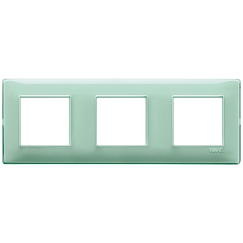 Рамка
Plana,  3 поста,   цвет - мята,  вертикальная,  горизонтальная,  пластмасса,  14644.44 VIM,  14644.44,  Vimar
 - PULSAL.RU